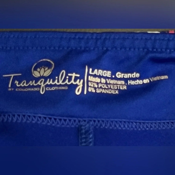 Tranquility Large Pink, Blue and White skort - Picture 3 of 5